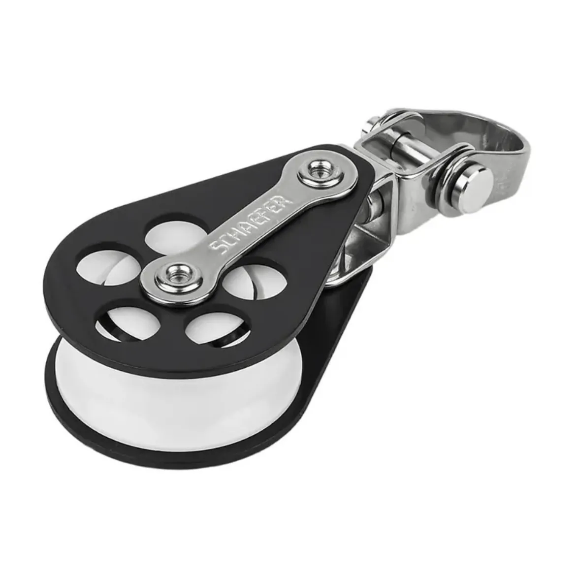 Picture of 37mm Single Aluminum Ball Bearing Block with Swivel Shackle