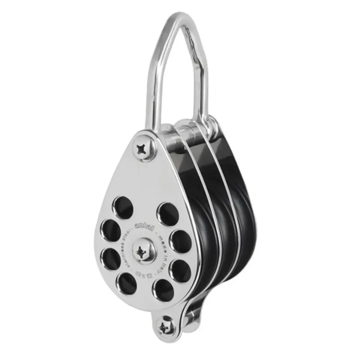 Picture of 65mm stainless steel classic series, triple block with becket