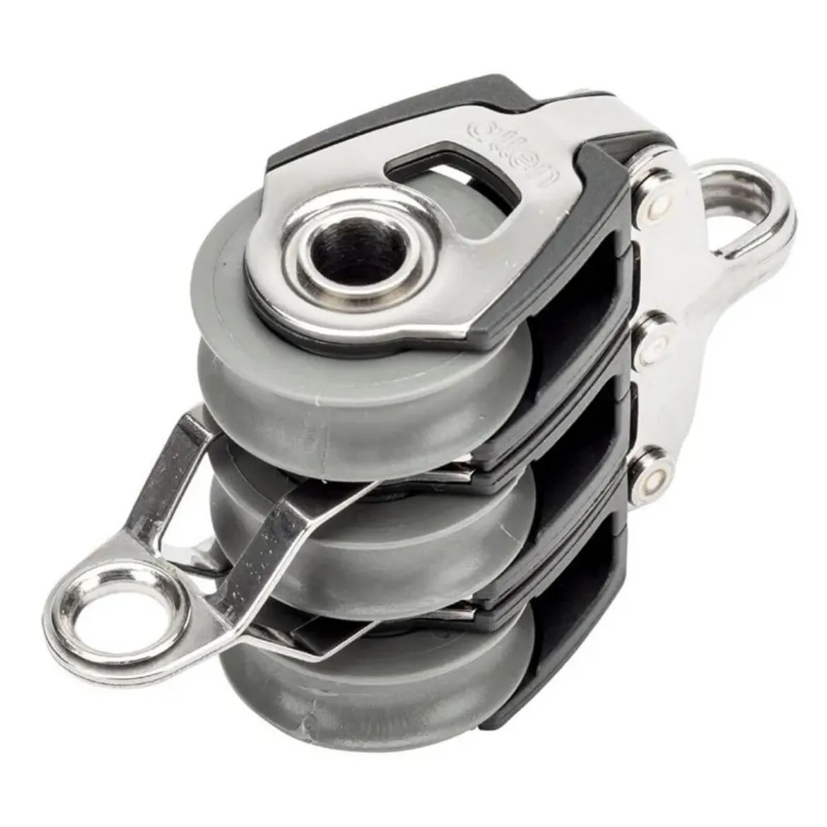 Picture of 30mm plain bearing triple block with becket