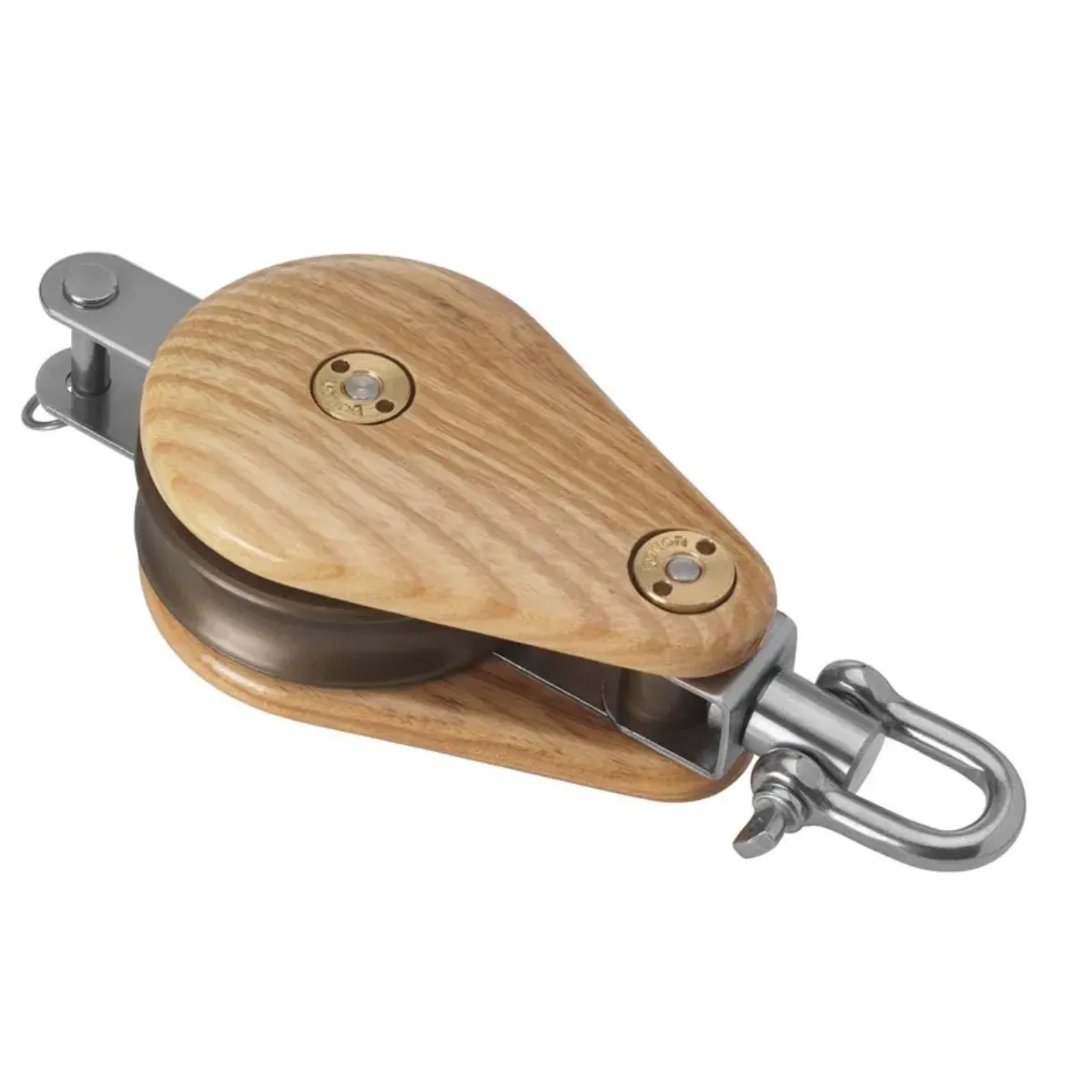 Picture of 64mm Singlel Swivel and Becket Classic Wooden Block