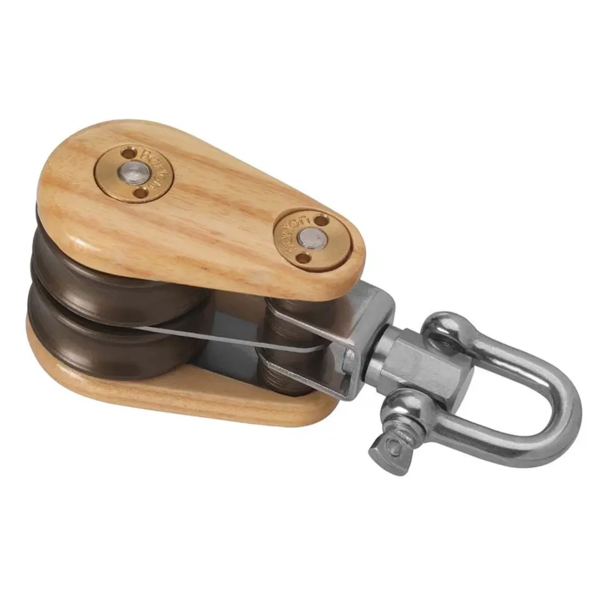 Picture of 30mm Double Swivel Classic Wooden Block