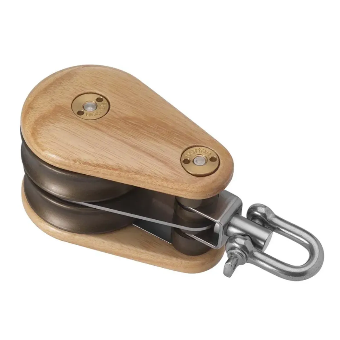 Picture of 45mm Double Swivel Classic Wooden Block