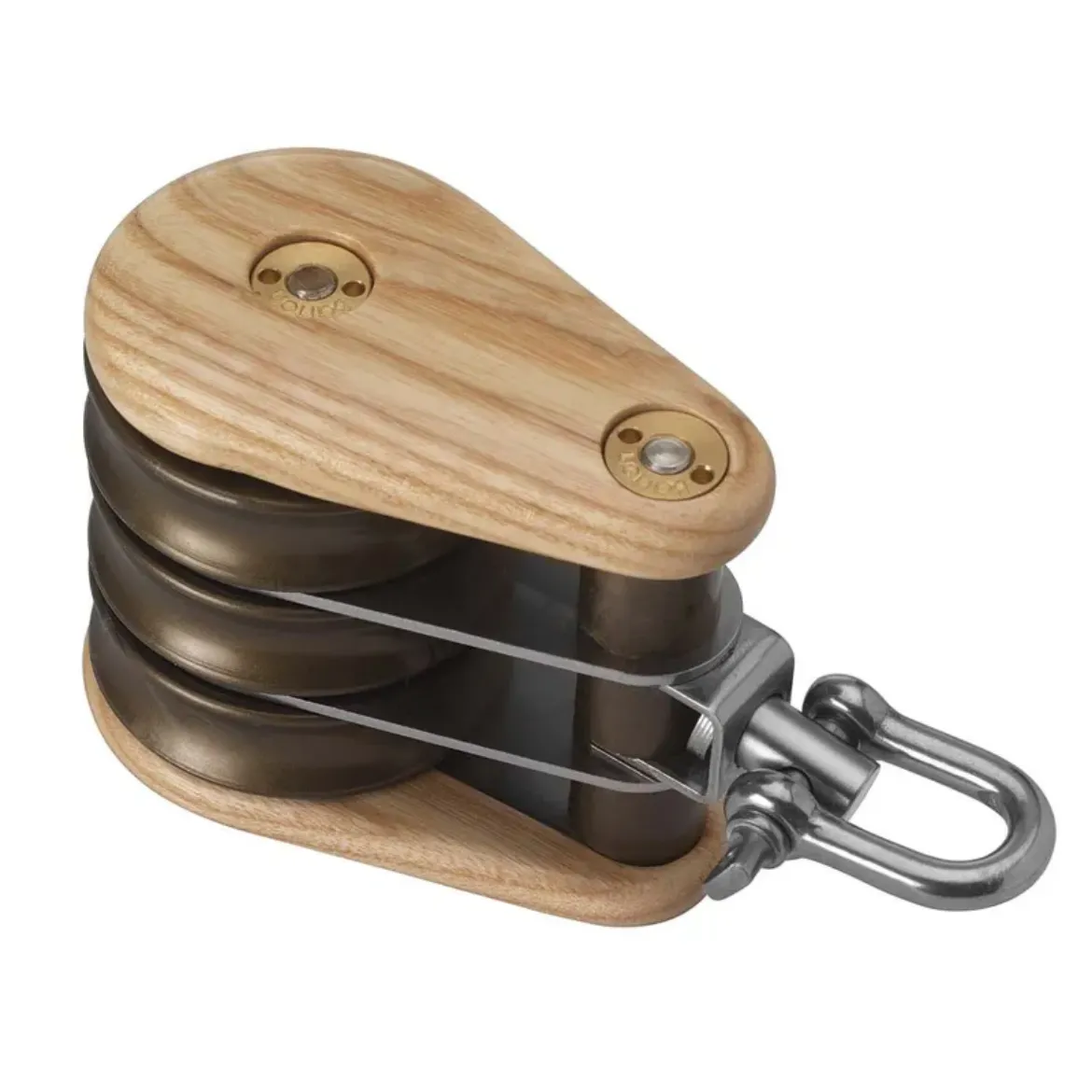 Picture of 45mm Triple Swivel Classic Wooden Block