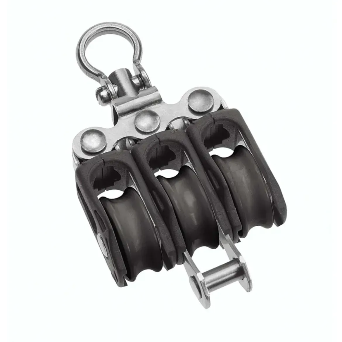 Picture of 20mm Plain Bearing Pulley Block Triple Swivel and Becket