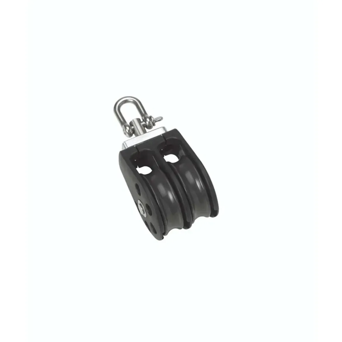 Picture of 30mm Plain Bearing Pulley Block Double with Swivel