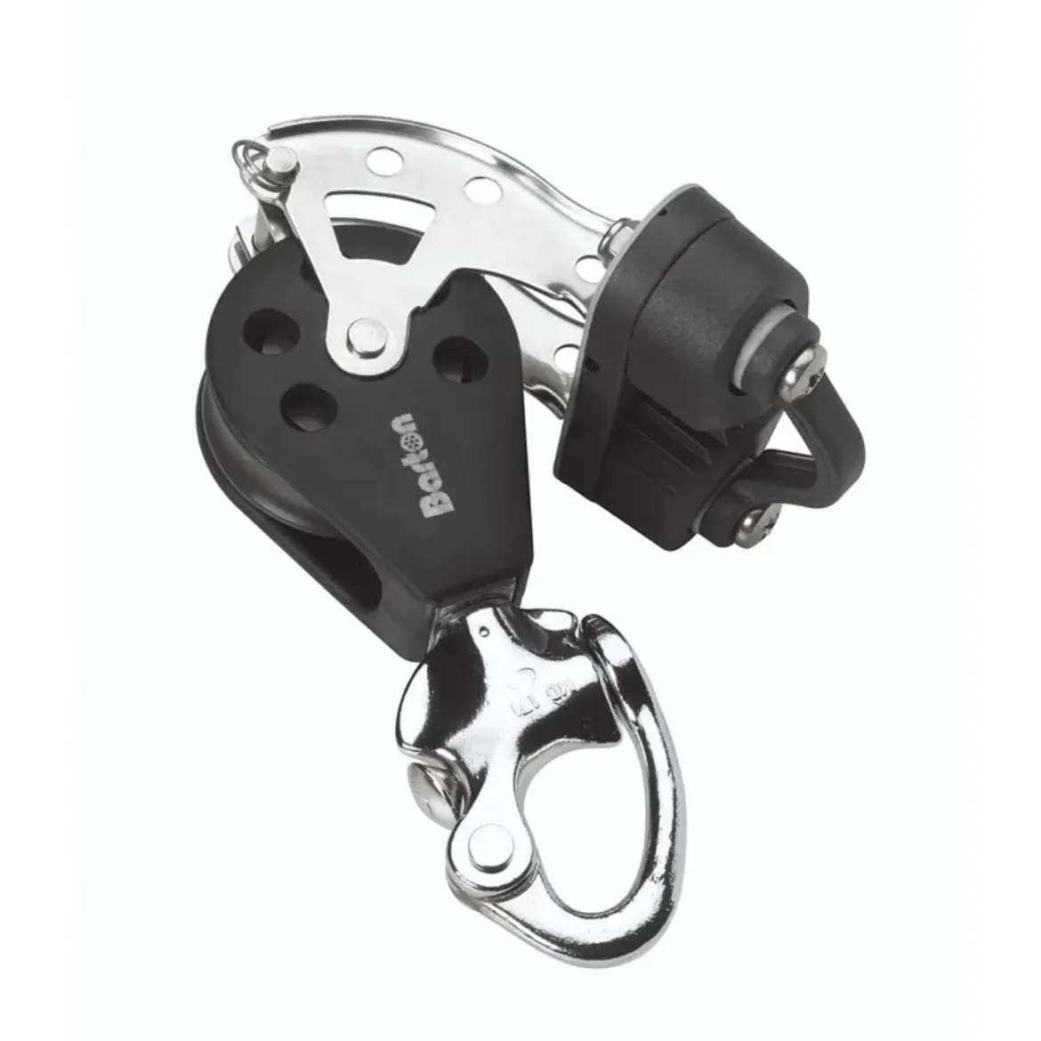 Picture of 45mm Plain Bearing Pulley Block Single Snap Shackle Cam andBecket