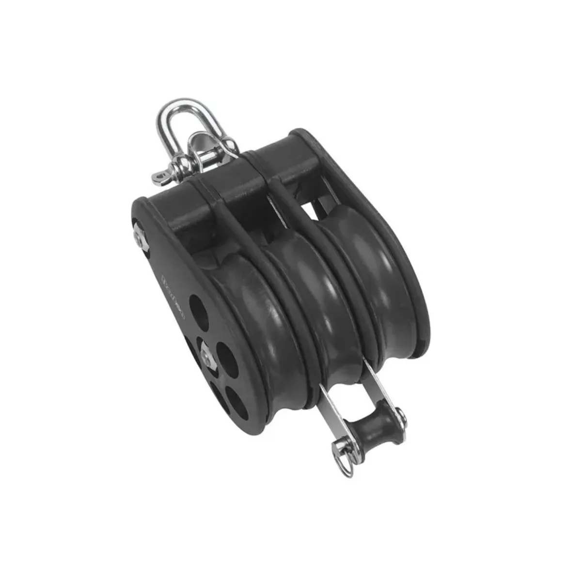 Picture of 54mm Plain Bearing Pulley Block Triple Reverse Shackle and becket