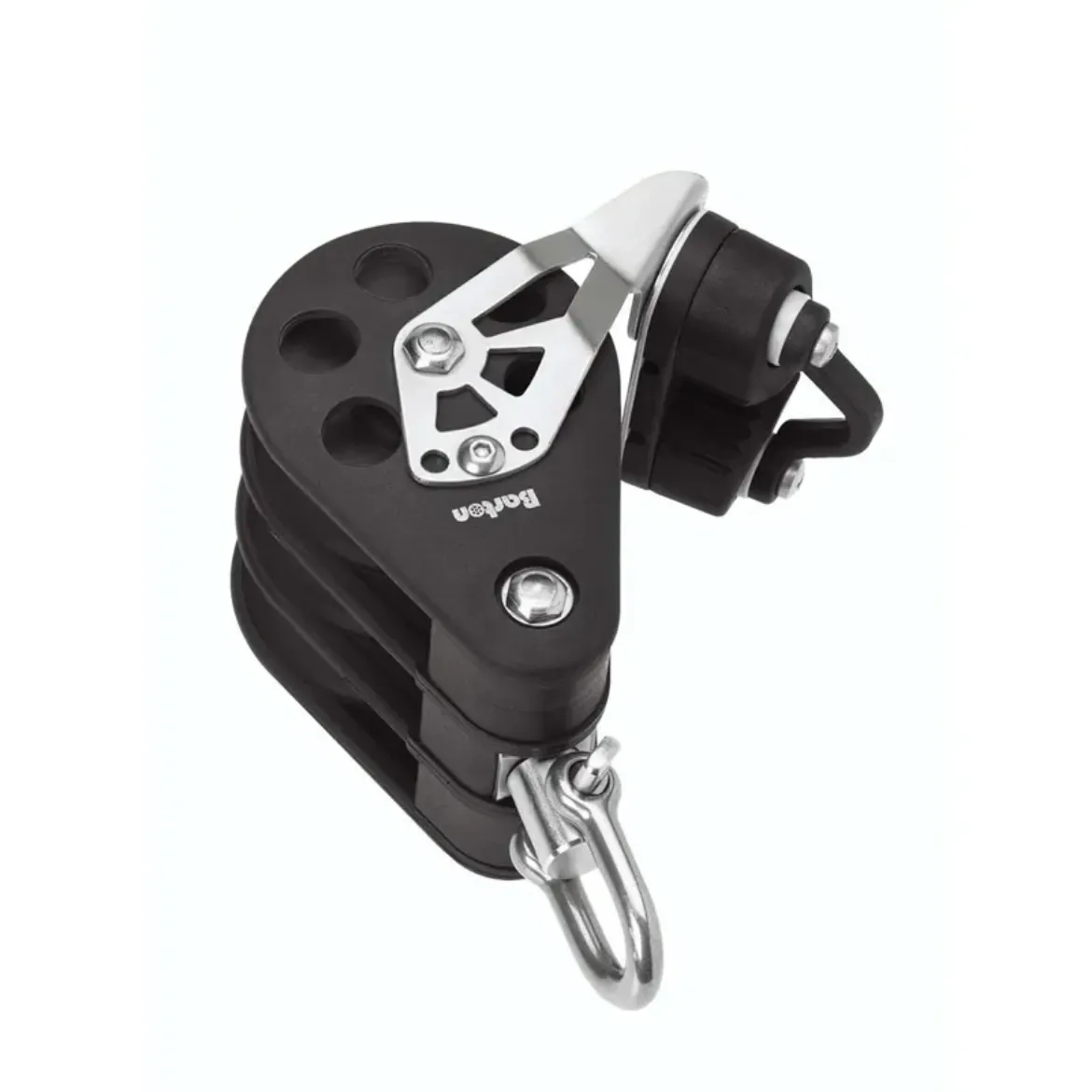 Picture of 54mm Plain Bearing Pulley Block Triple Swivel and Cams