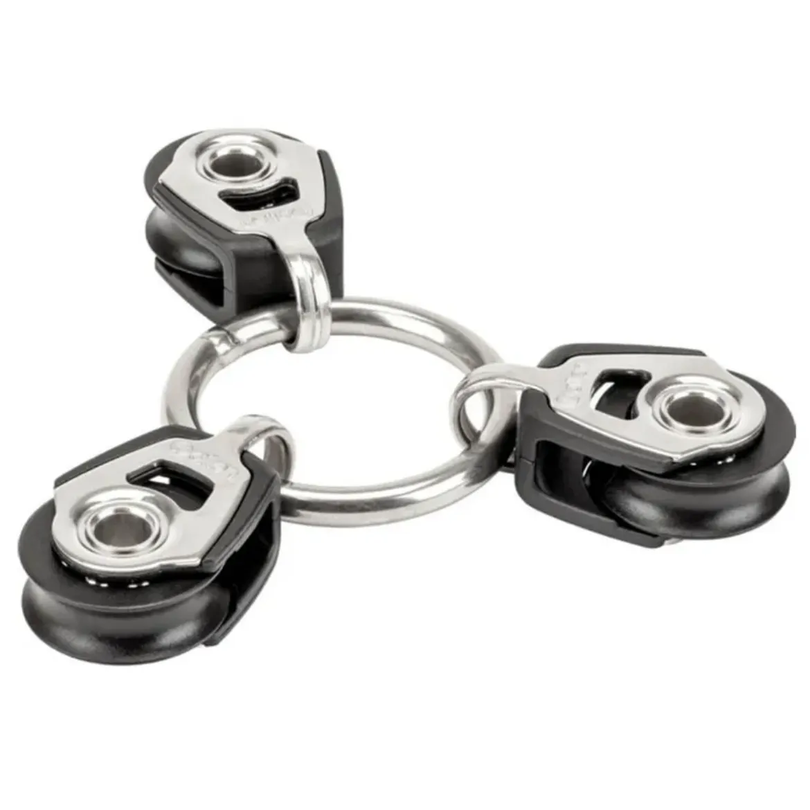 Picture of 30mm Three Single Dynamic Bearing Blocks on ring