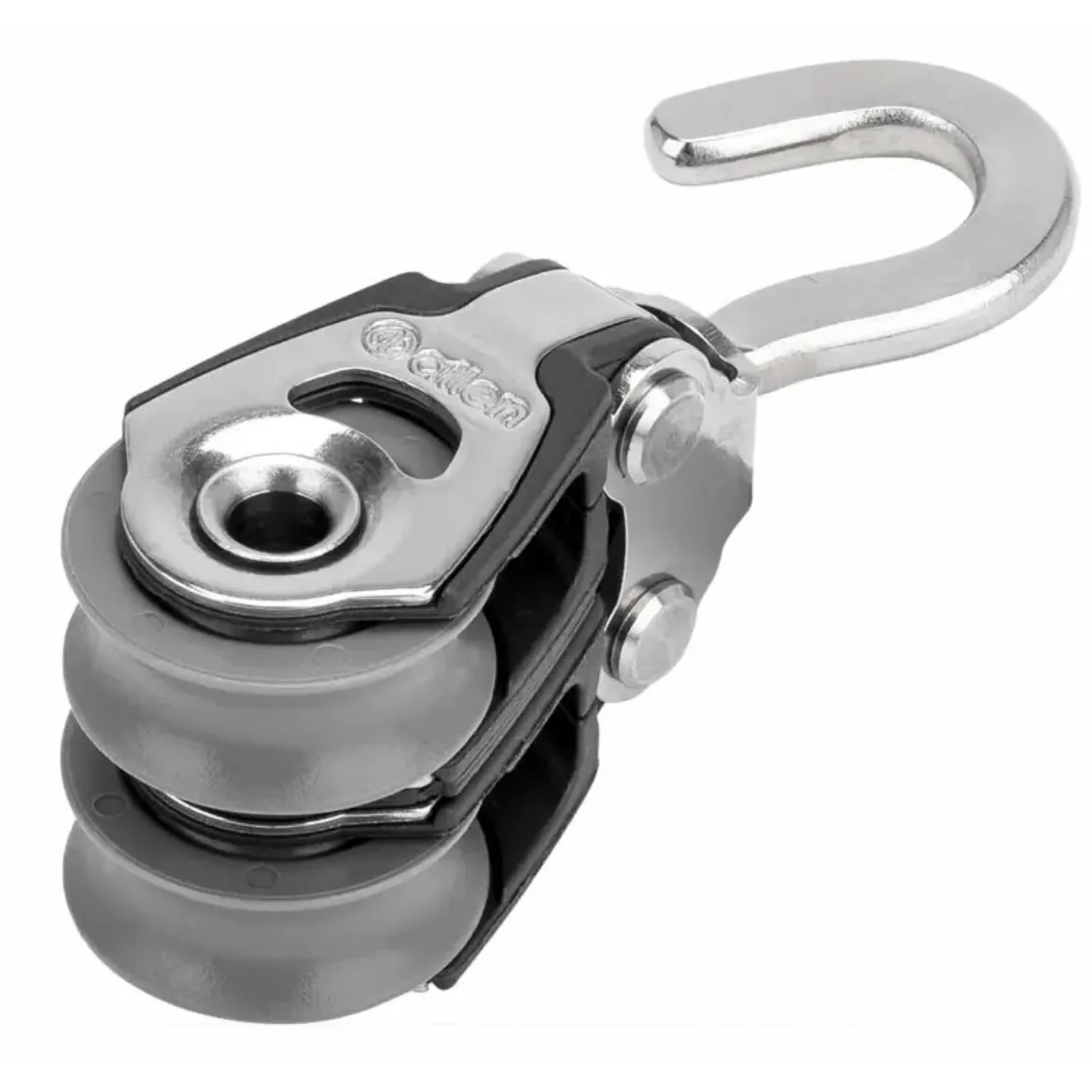 Picture of 20mm plain bearing double block with swivel hook