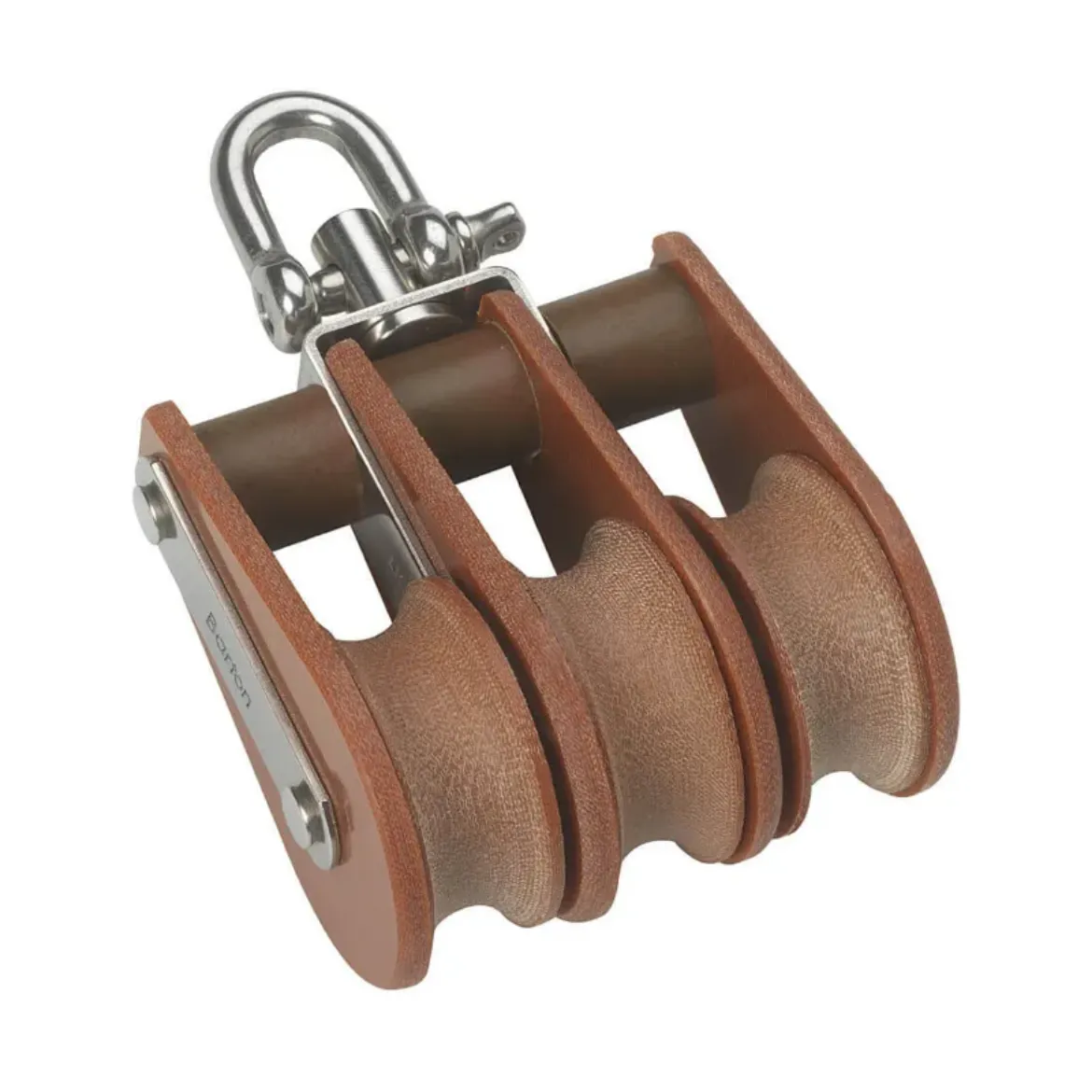 Picture of 30mm TuphBlox Triple Swivel 10mm Rope Pulley Block