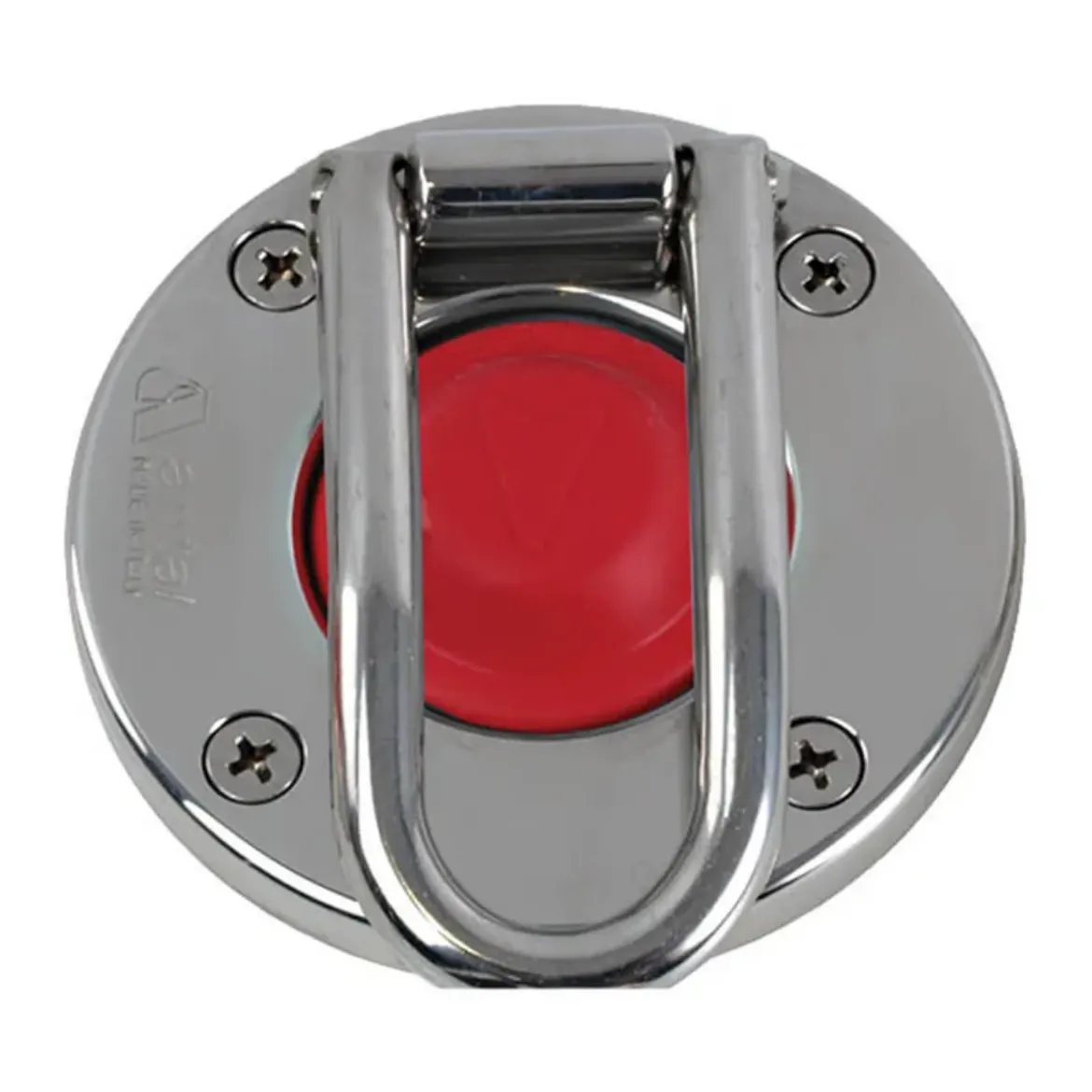 Picture of Stainless steel cover red button