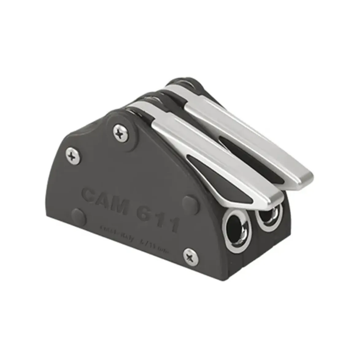 Picture of V-cam 611, double clutch, silver aluminium handle for lines 6mm