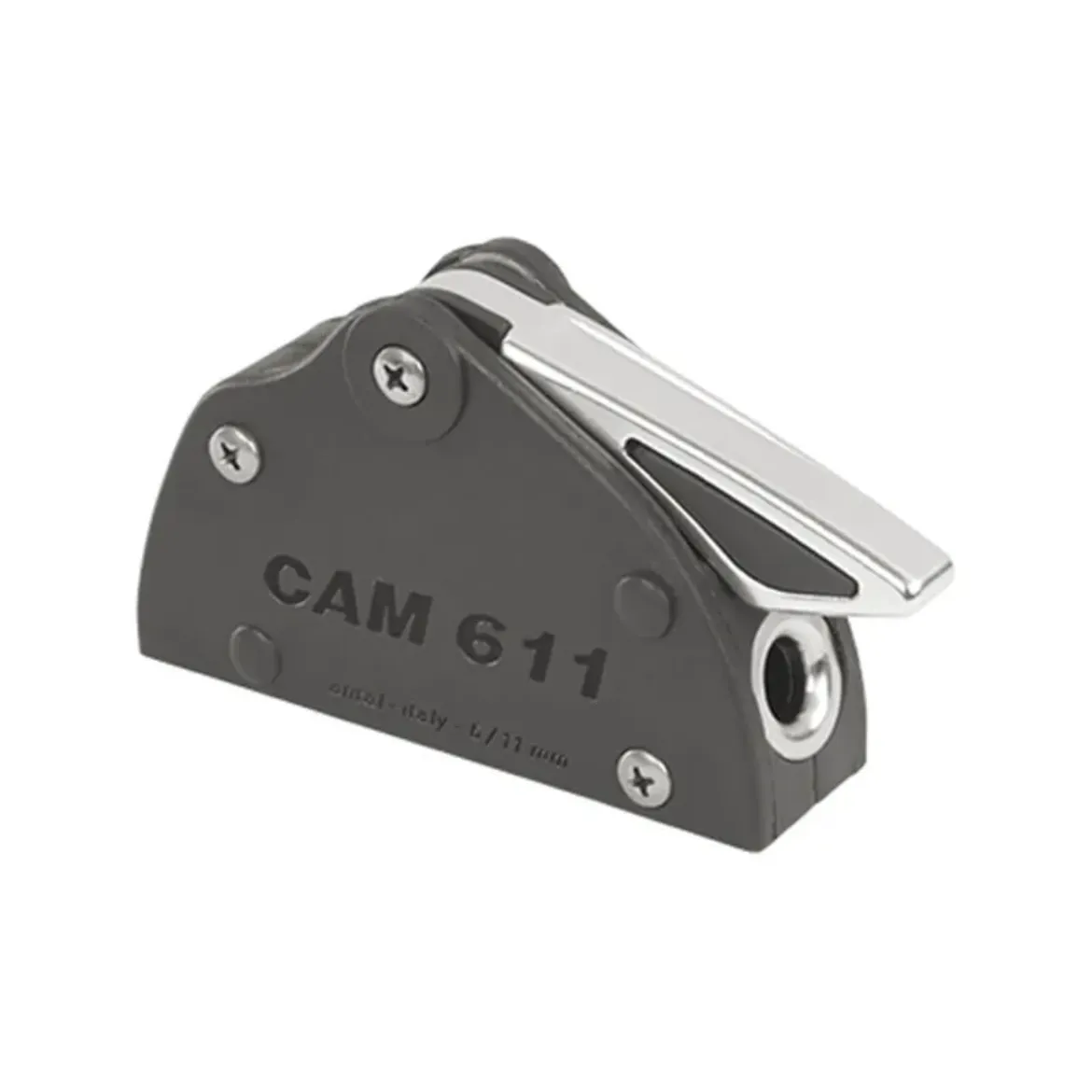 Picture of V-cam 611, single clutch, silver aluminium handle for lines 6mm