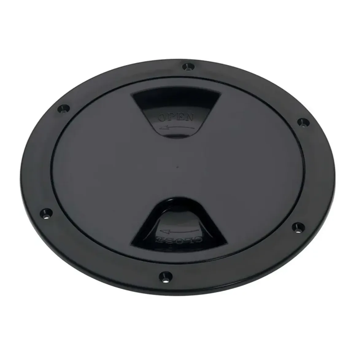 Picture of 6 inch Screw Inspection Plate Black