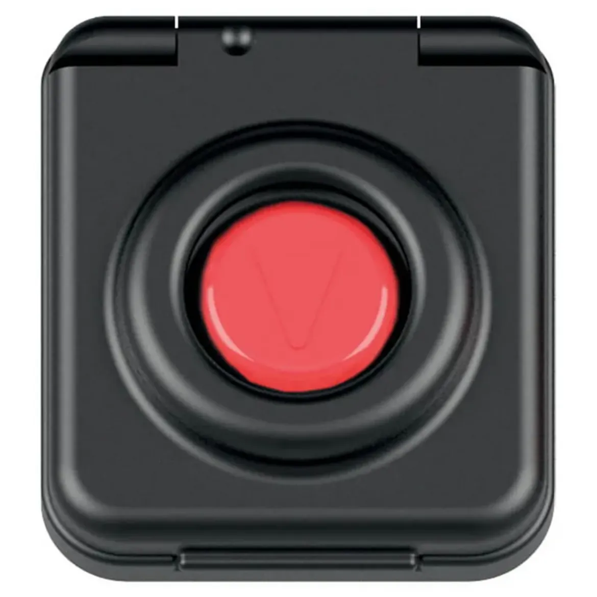 Picture of Square switch aluminium cover with red button