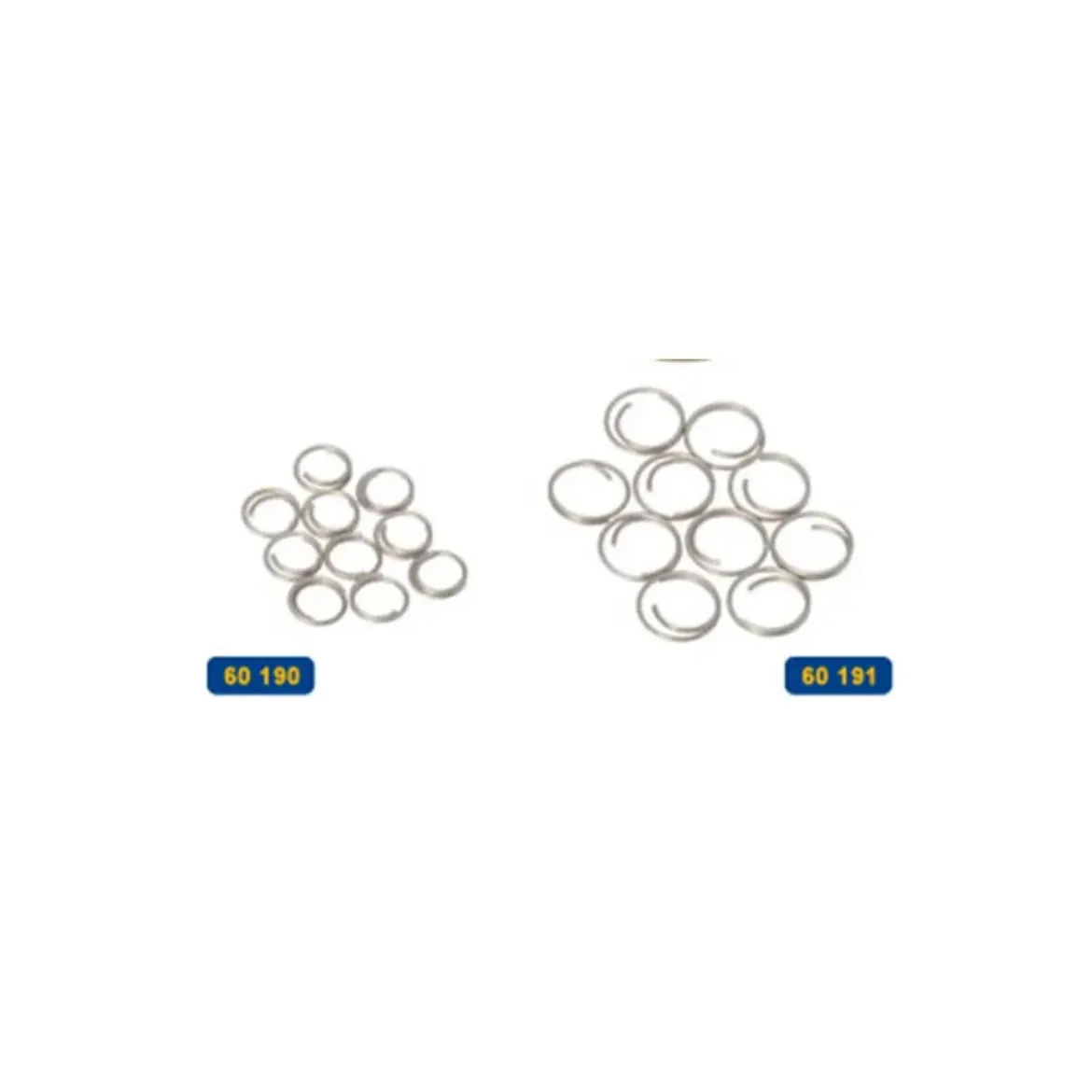 Picture of Small Stainless Steel Split Rings 10mm (pack 10)