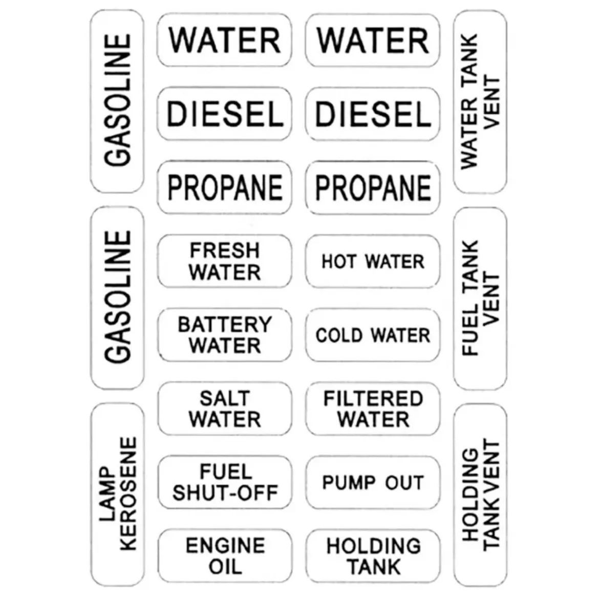 Picture of NASH 208 Tank Label