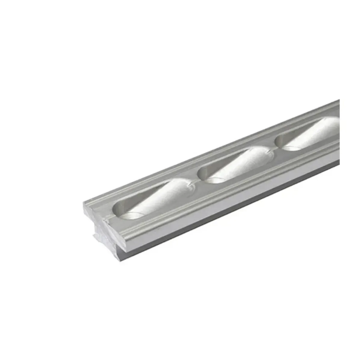 Picture of 40 x 8mm Silver anodized T track, Automatic