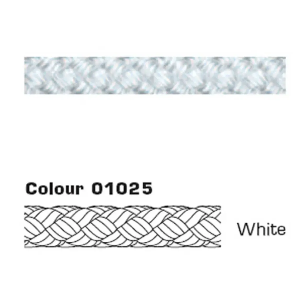 Picture of Polyamide Braid 3mm White