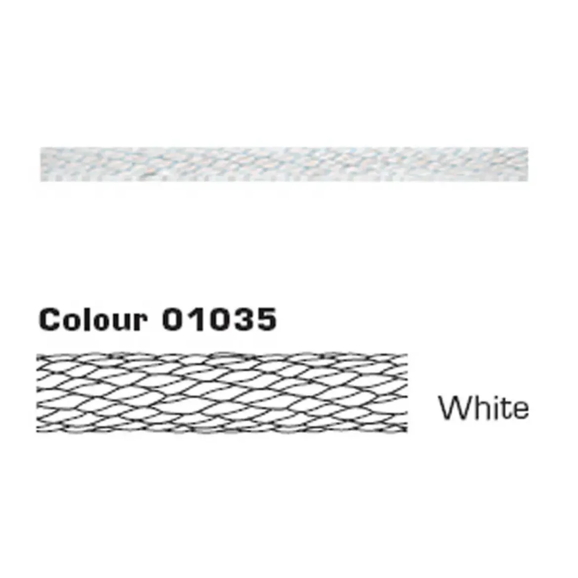 Picture of Polyamide Spiral Braid 14mm White