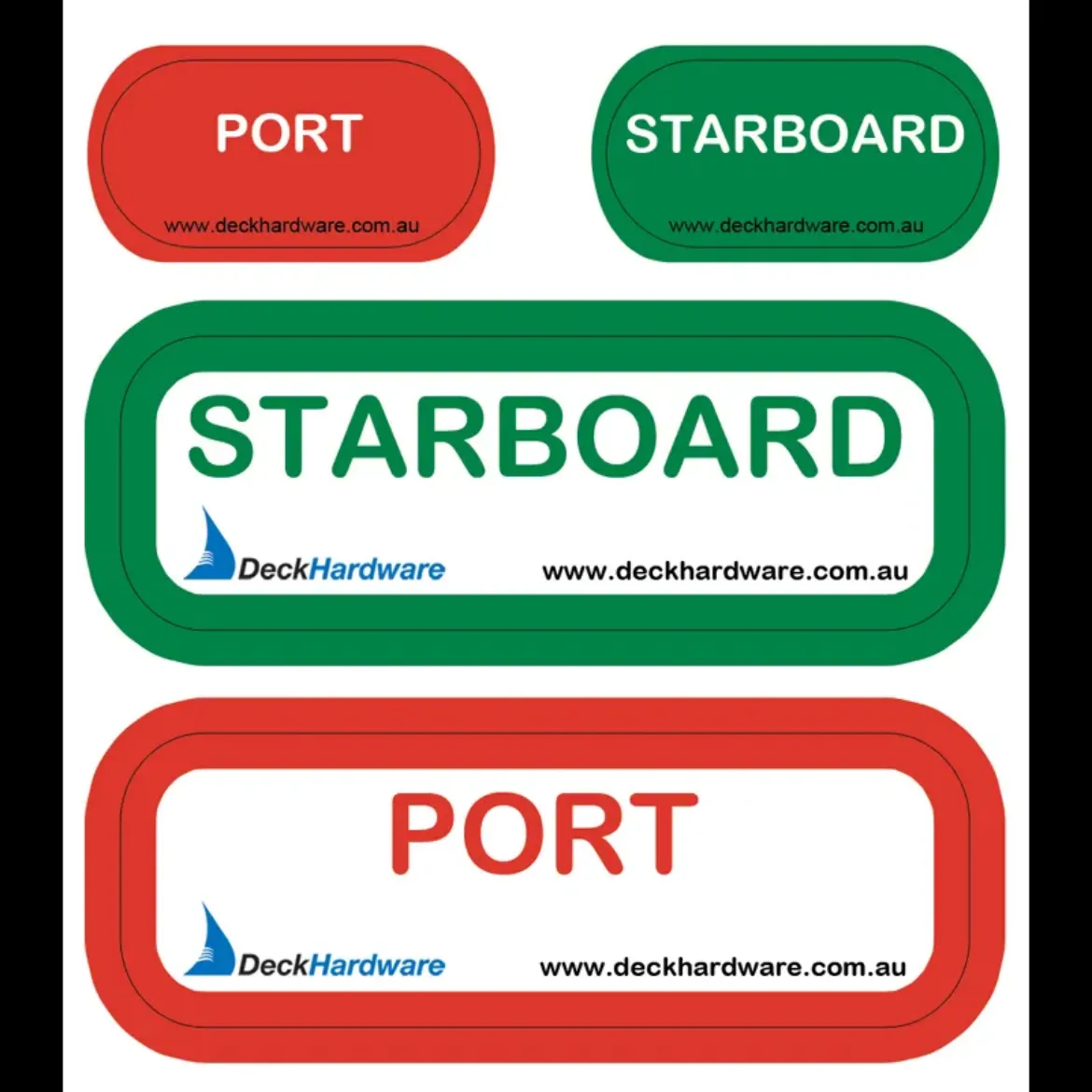 Picture of Port and Starboard Stickers